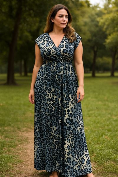 Picture of DRESS MAXI IN ANIMAL PRINT